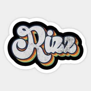 Rizz Retro Vintage Sticker